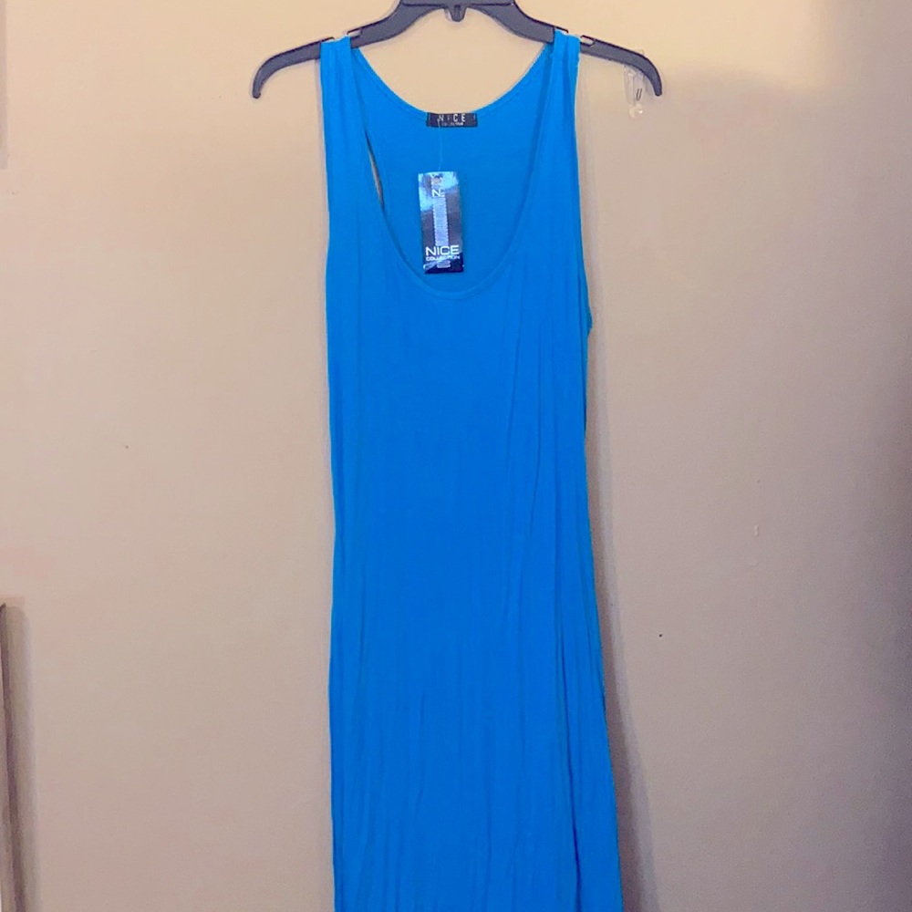 Blue maxi dress